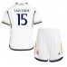 Tanie Strój piłkarski Real Madrid Federico Valverde #15 Koszulka Podstawowej dla dziecięce 2023-24 Krótkie Rękawy (+ szorty)